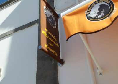 Banderola publicitaria Dulces de Tejeda