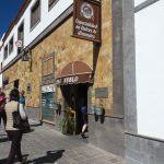 Banderola publicitaria instalada en Dulcería Nublo