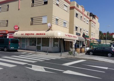 Capota fija instalada en La Esquina Ibérica