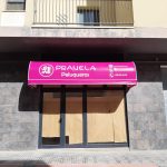 Capota fija instalada en peluquría Pravela
