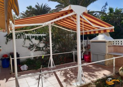 Instalación de toldilla