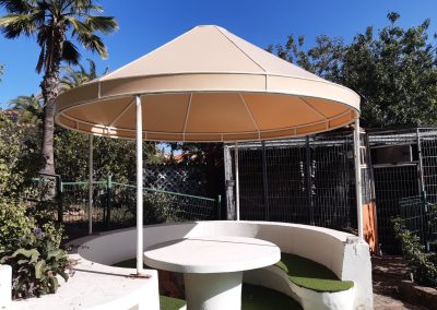Instalación de toldo fijo