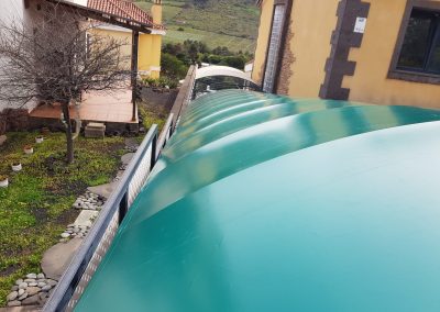 Instalación de toldo fijo