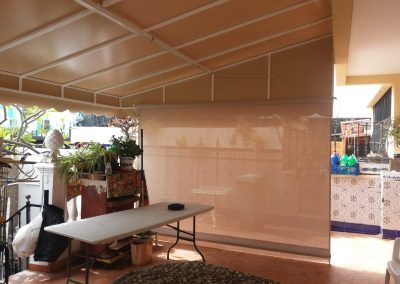 Instalación de toldo fijo