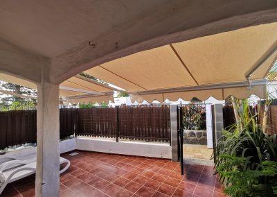 Toldo Nublo instalado en terraza