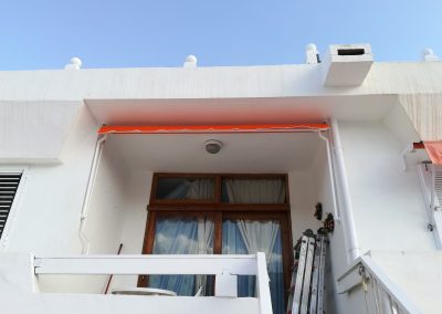Instalación del Toldo Punto Recto