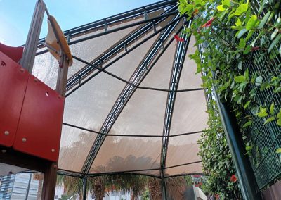 Toldo Tensionado Arriostrado