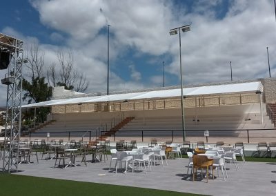 Toldo Tensionado Arriostrado