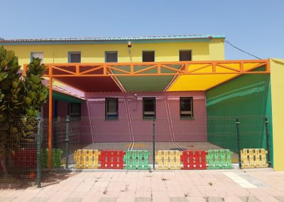 Toldo Tensionado Arriostrado