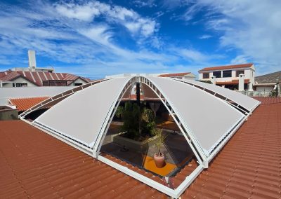 Toldo Tensionado Arriostrado
