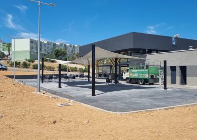 Toldo Tensionado Arriostrado
