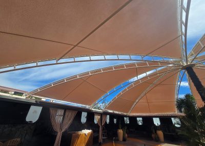Toldo Tensionado Arriostrado
