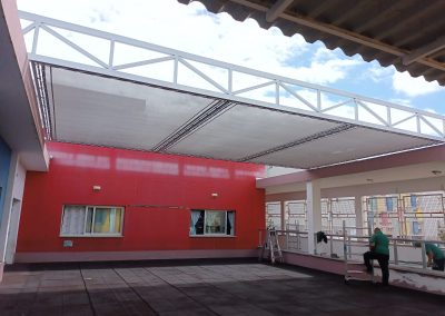 Toldo Tensionado Arriostrado
