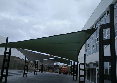 Toldo Tensionado Arriostrado