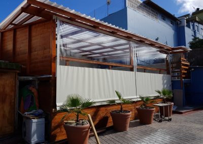 Instalación toldo vertical