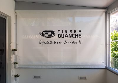 Instalación toldo vertical
