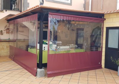 Instalación toldo vertical