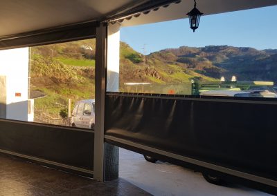 Instalación toldo guías anchas