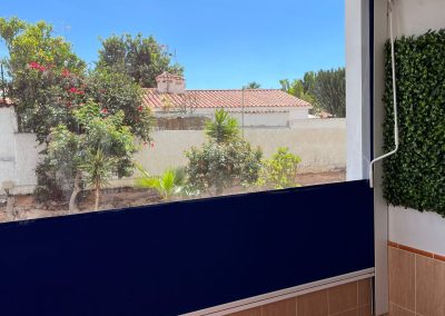 Instalación toldo guías anchas